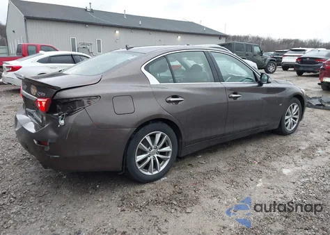 2014 Infiniti Q50 from USA, damaged, VIN JN1BV7AR7EM702920